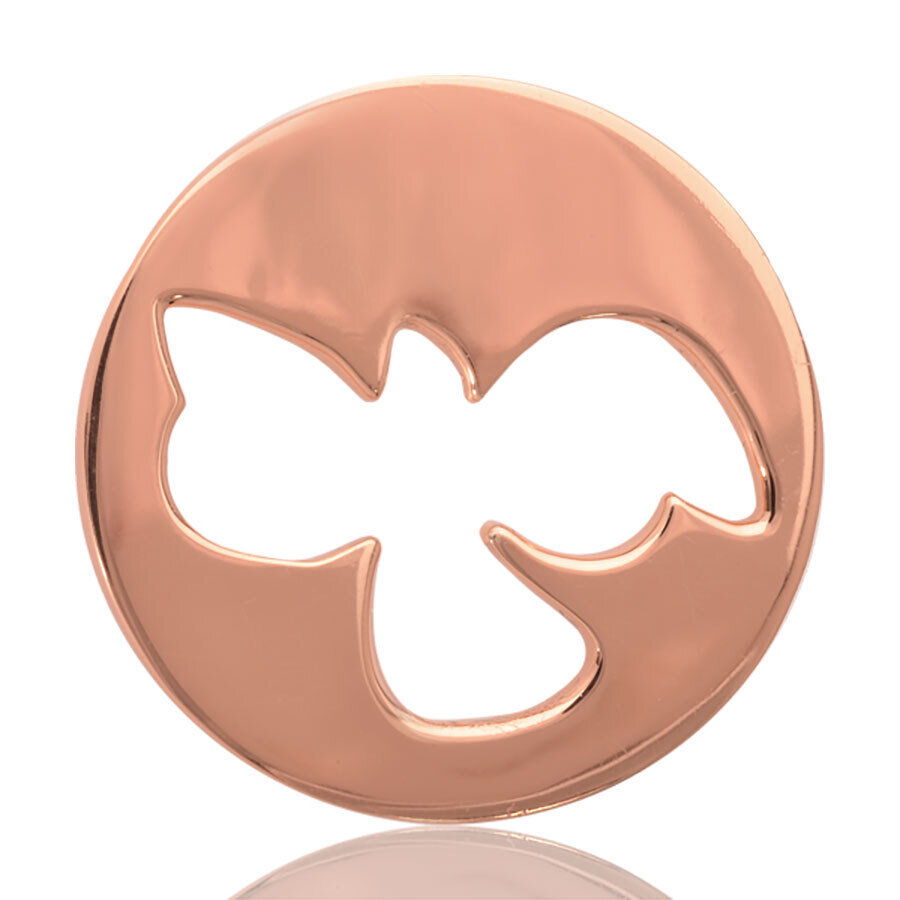 Nikki Lissoni Free As A Bird Rose Gold Plated 33mm Coin C1001RGM, MPN: C1001RGM, 8718627460047