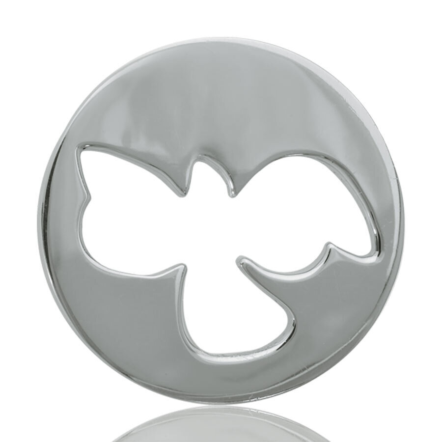 Nikki Lissoni Free As A Bird Silver Plated 33mm Coin C1001SM
