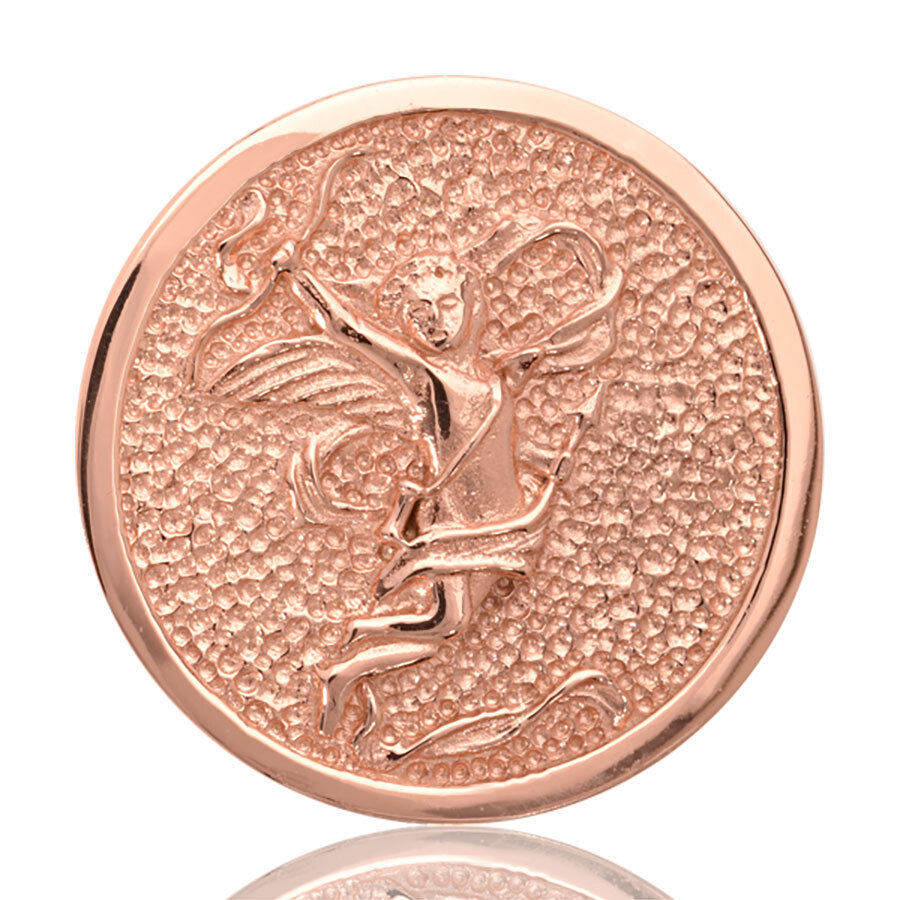 Nikki Lissoni Cupid Rose Gold Plated 33mm Coin C1007RGM