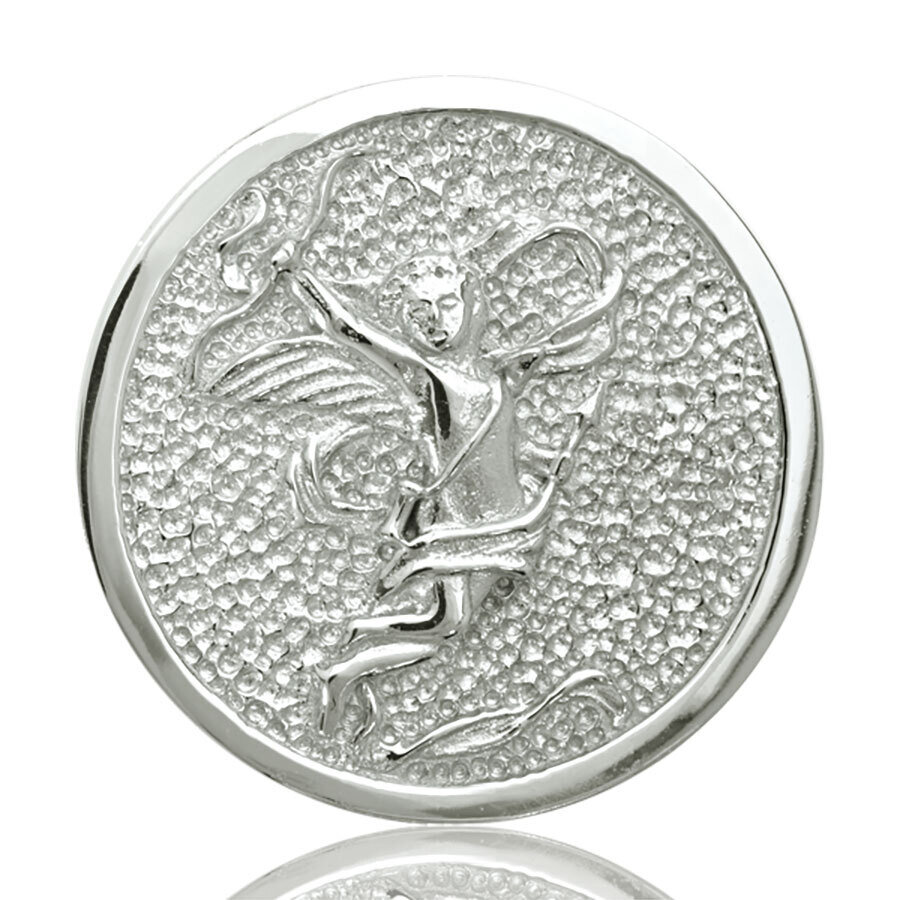 Nikki Lissoni Cupid Silver Plated 33mm Coin C1007SM