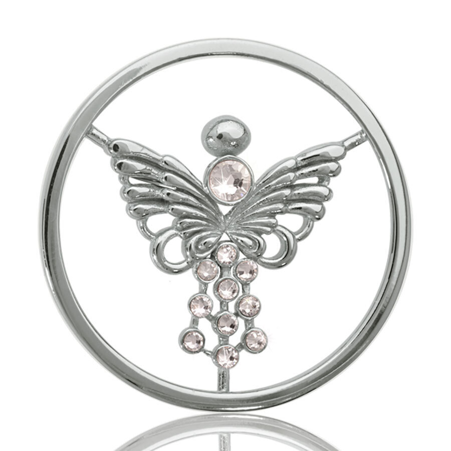 Nikki Lissoni Fragile Life Silver Plated 33mm Coin C1014SM