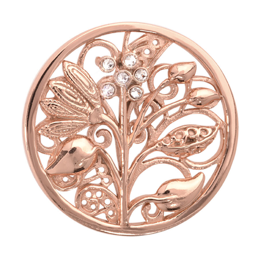 Nikki Lissoni Fantasy Tree Rose Gold Plated 33mm Coin C1025RGM