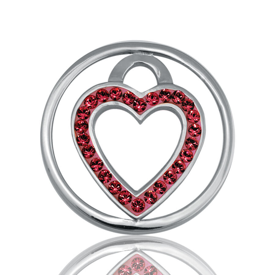 Nikki Lissoni Love Keeper Silver Plated 23mm Coin C1039SS05