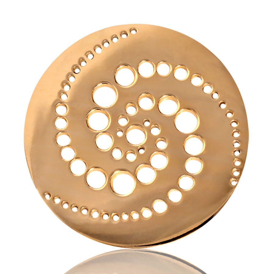 Nikki Lissoni Spinning Thoughts Gold Plated 33mm Coin C1054GM, MPN: C1054GM, 8718627461624