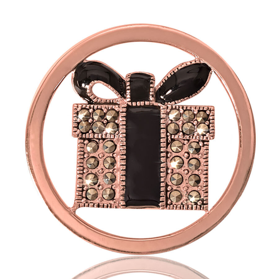 Nikki Lissoni My Present For You Rose Gold Plated 33mm Coin C1079RGM