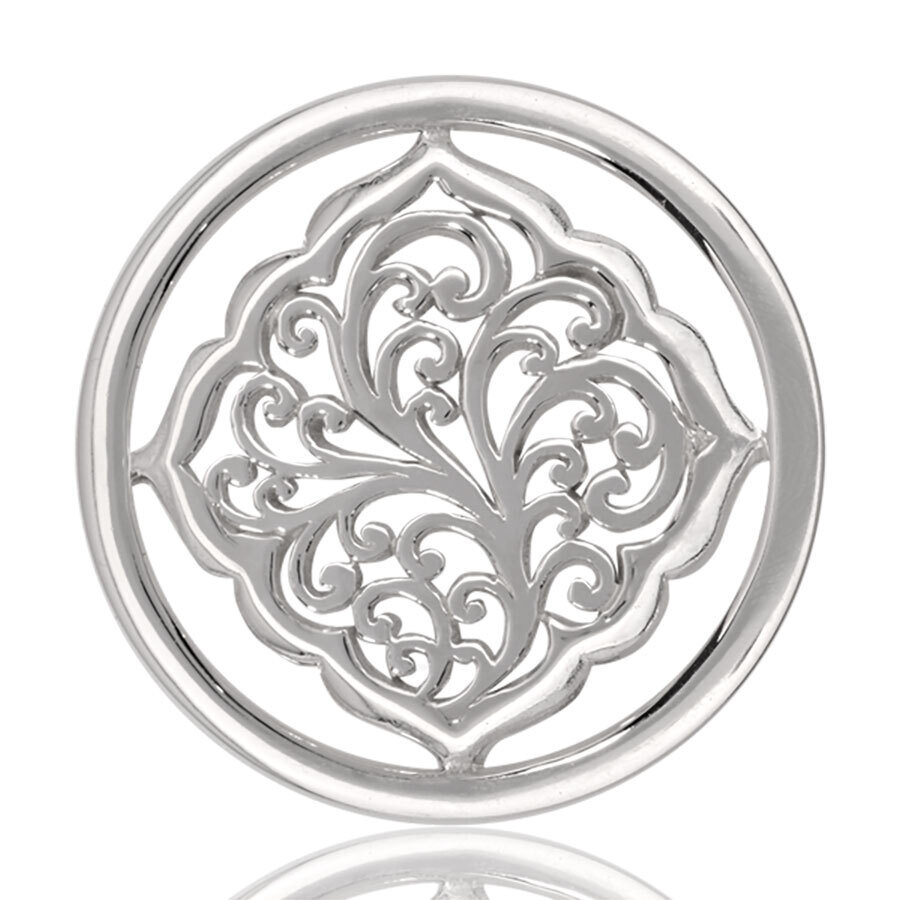 Nikki Lissoni Vintage Nature Silver Plated 33mm Coin C1089SM