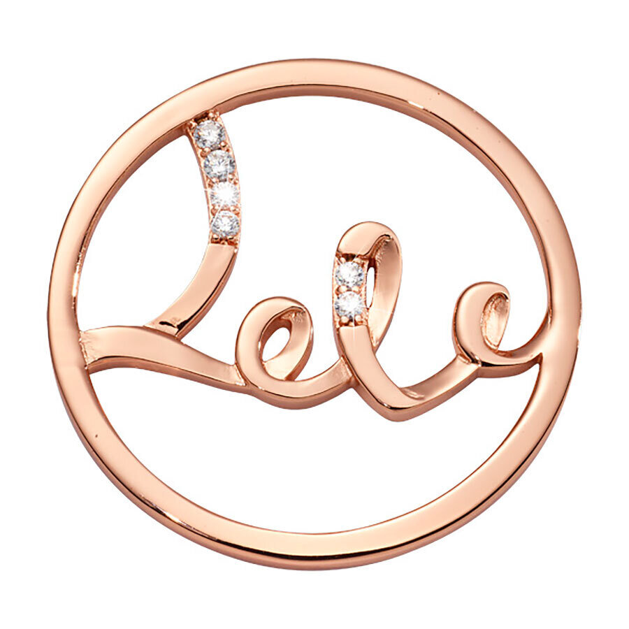 Nikki Lissoni My Love Is Endless Coin Rose Gold Plated 33mm Coin C1675RGM