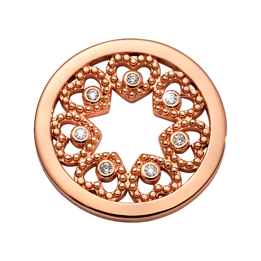 Nikki Lissoni Counting Love Stars Coin Rose Gold Plated 23mm Coin C1693RGS