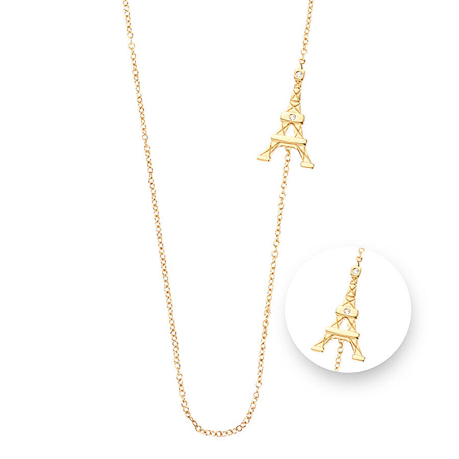 Nikki Lissoni Paris Gold Plated Necklace 80cm Compatible With Pendant N1042G80