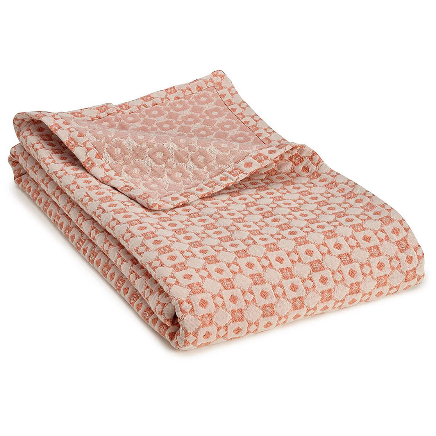 Le Jacquard Throws Obsession Pink 98% Cotton / 2% Polyamide 26352