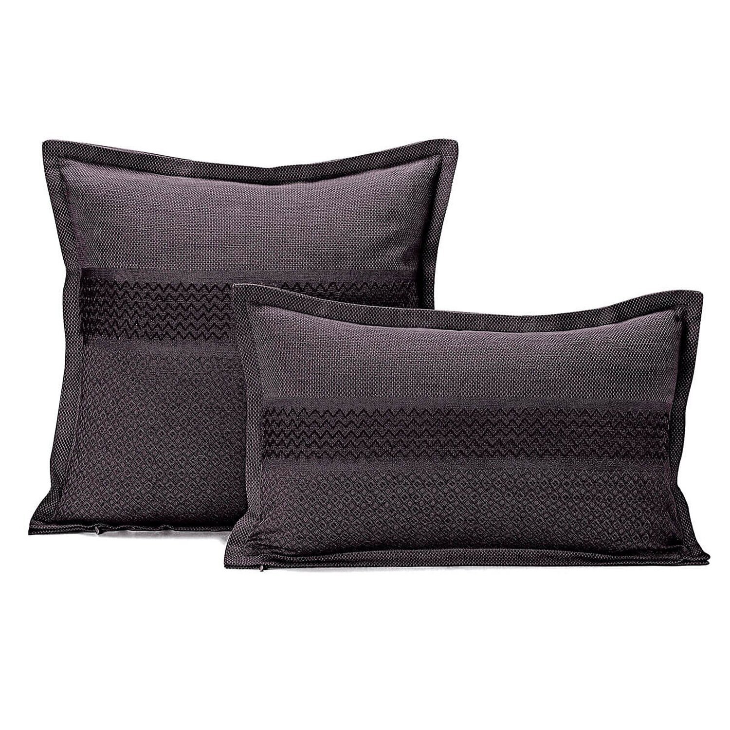 Le Jacquard Cushion Cover Slowlife Carbon47 x 47 89% Coton 1 1% Linen 26723