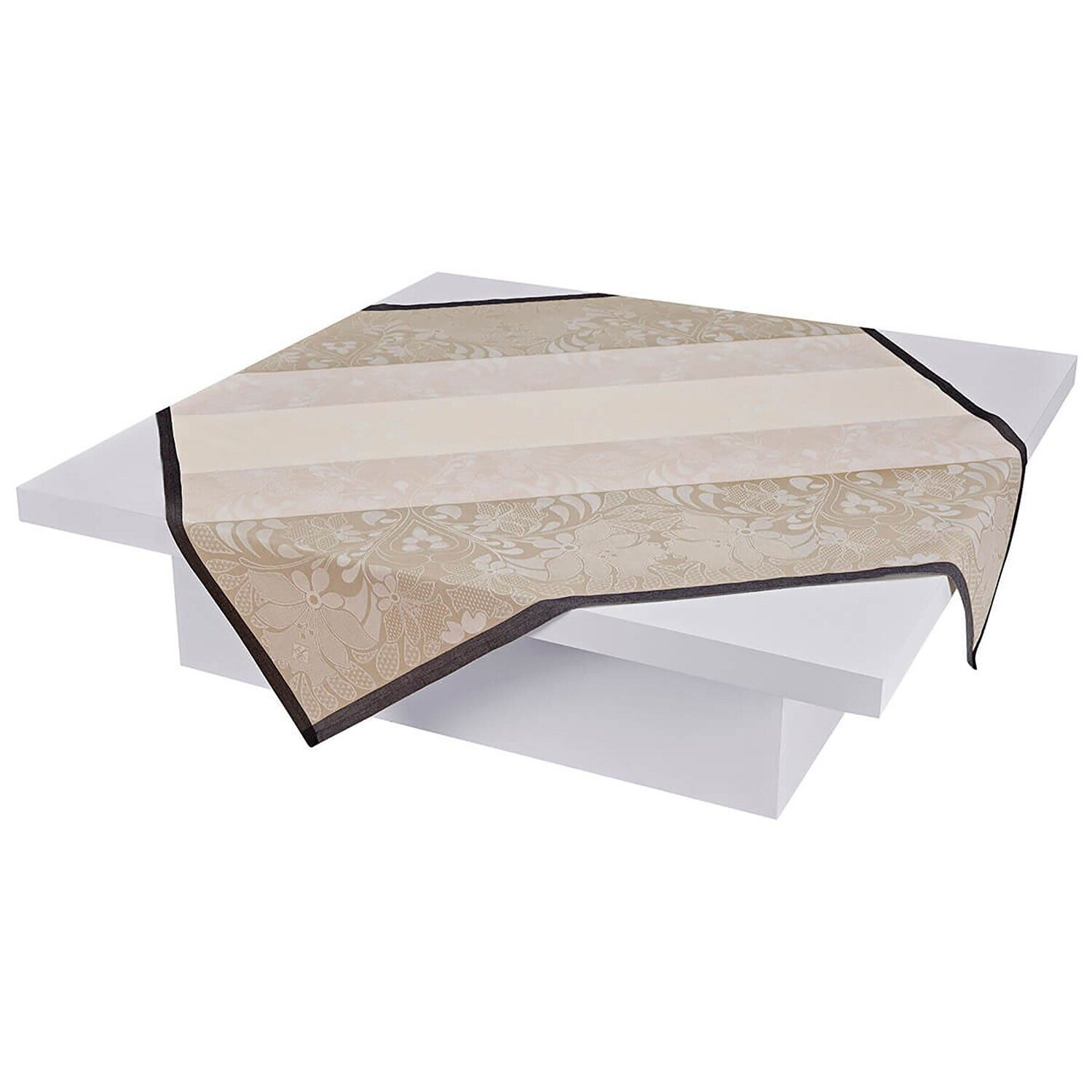 Le Jacquard Tablecloth Bengale Leopard 120 x 120 100% Cotton 26509, MPN: 26509, 3660269265090