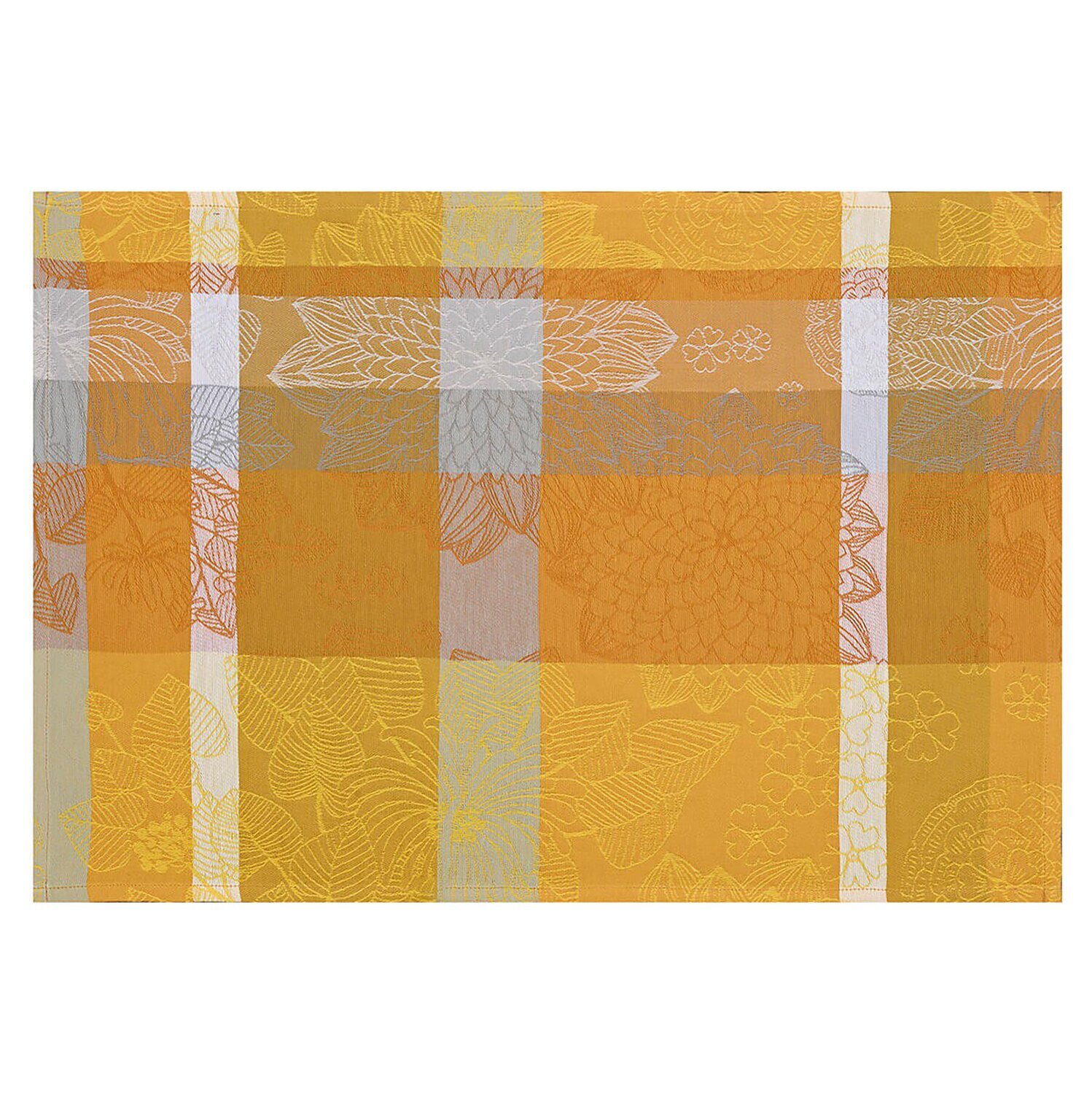 Le Jacquard Placemat Marie Galante Pine 52 x 38 100% Coated Coton 26532 Set of 4, MPN: 26532, 36602…