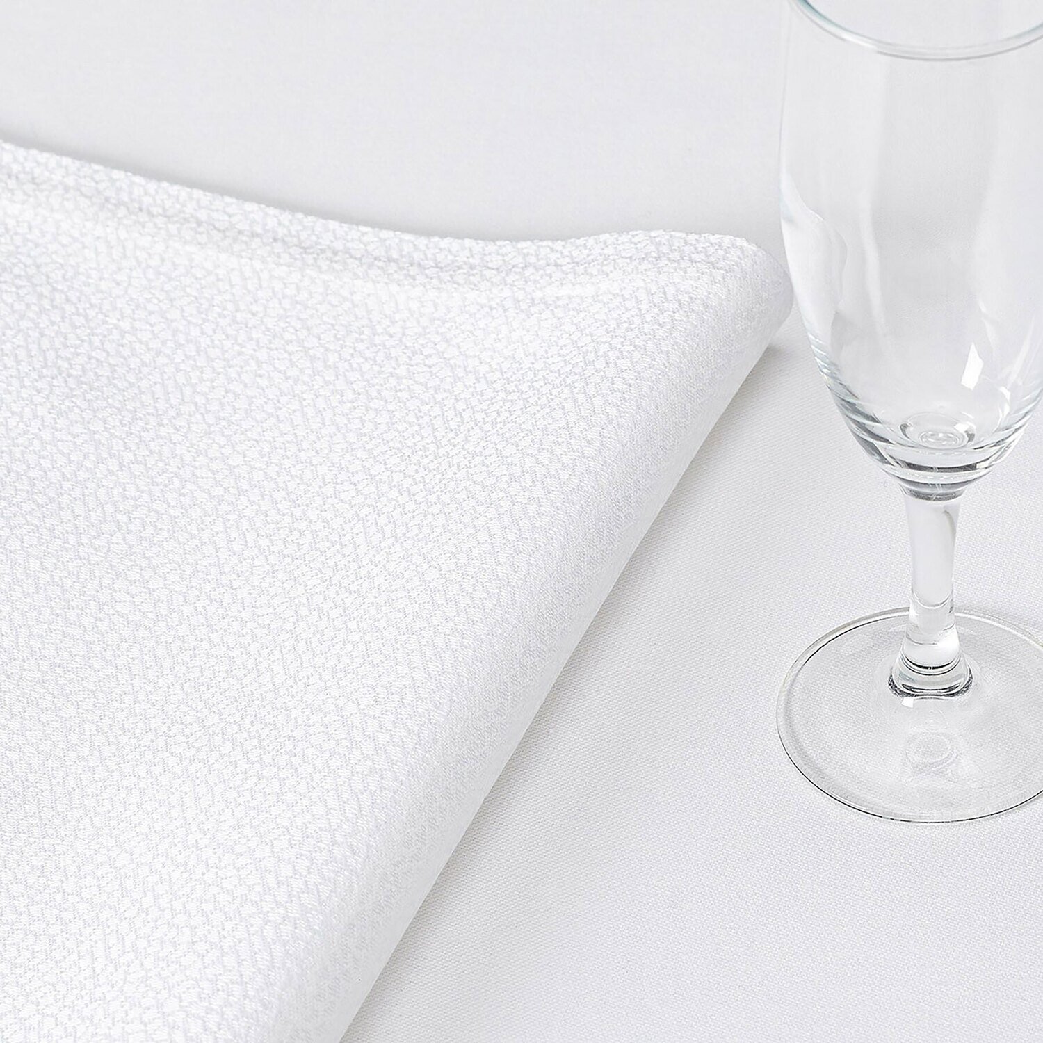 Le Jacquard Napkin Offre White Galuchat 100% Cotton 24299 Set of 4, MPN: 24299, 3660269242992