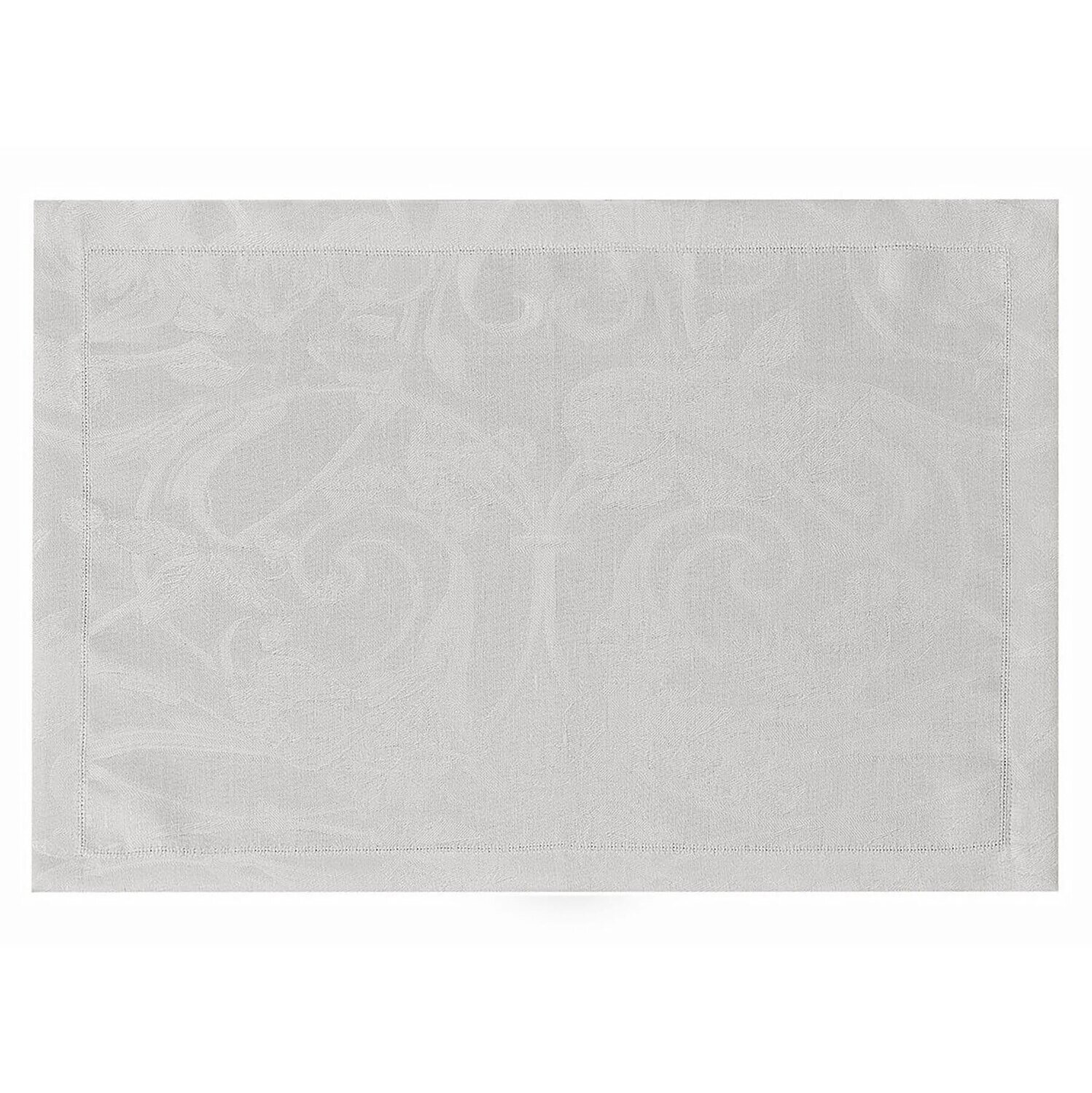 Le Jacquard Placemat Tivoli Pearl 50 x 38 100% Linen 26498 Set of 4, MPN: 26498, 3660269264987