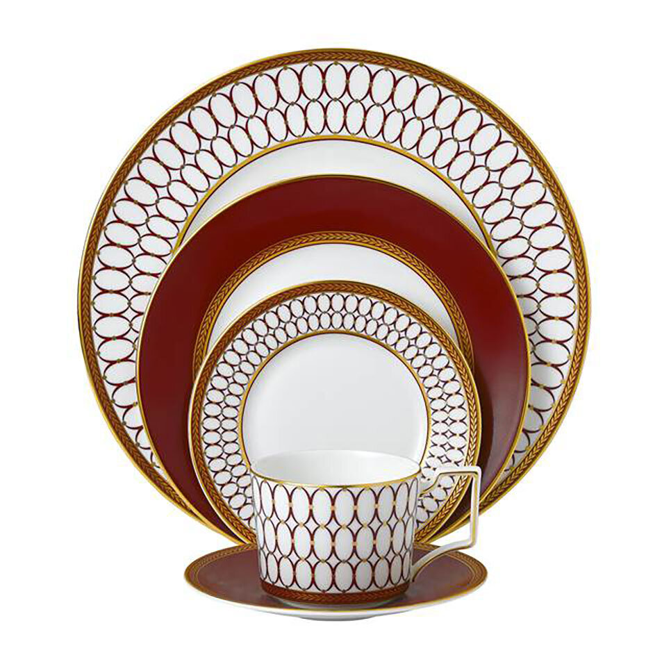 Wedgwood Renaissance Red 5 Piece Place Setting 1058940