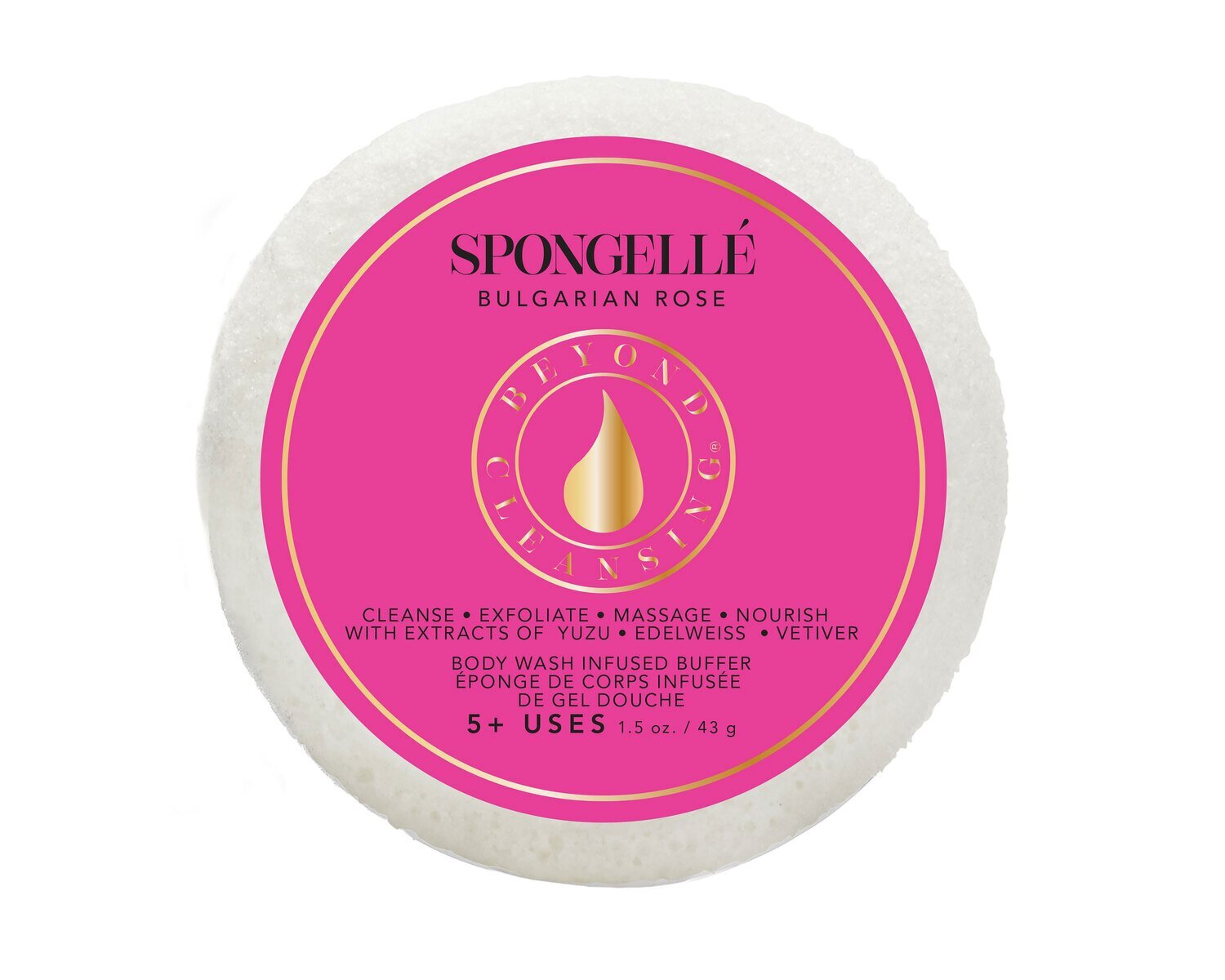 Spongelle Spongette Bulgarian Rose Pack of 12 AST-SPGBR