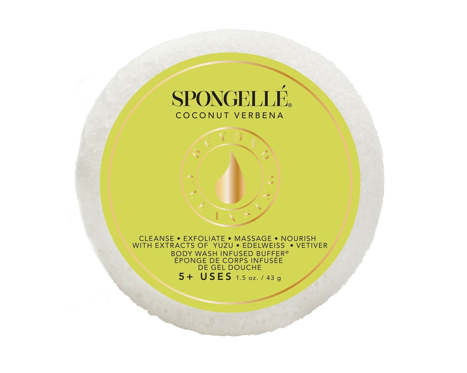 Spongelle Spongette Coconut Verbena Pack of 12 AST-SPGCV