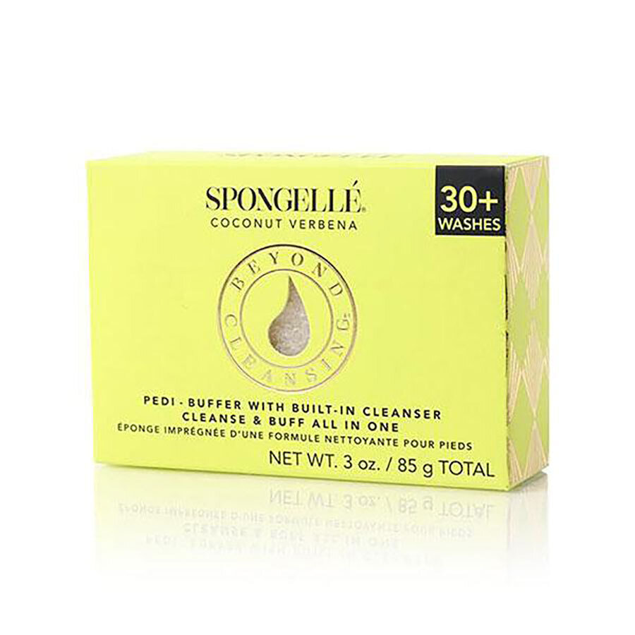 Spongelle Pedi-Buffer Coconut Verbena 30+ Uses Pack of 6 AST-BCPBCV