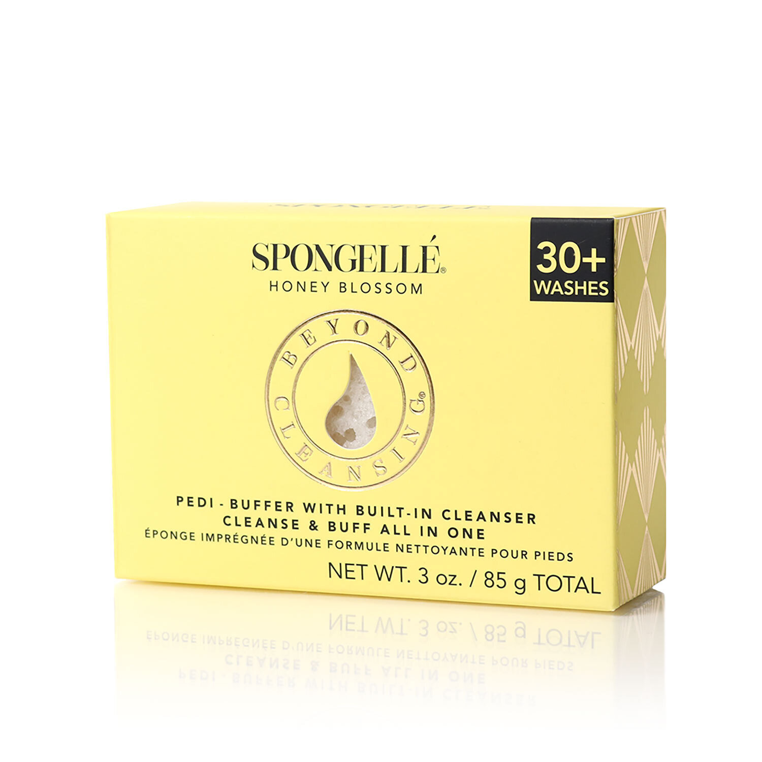 Spongelle Pedi-Buffer Honey Blossom 30+ Uses Pack of 6 AST-BCPBHB