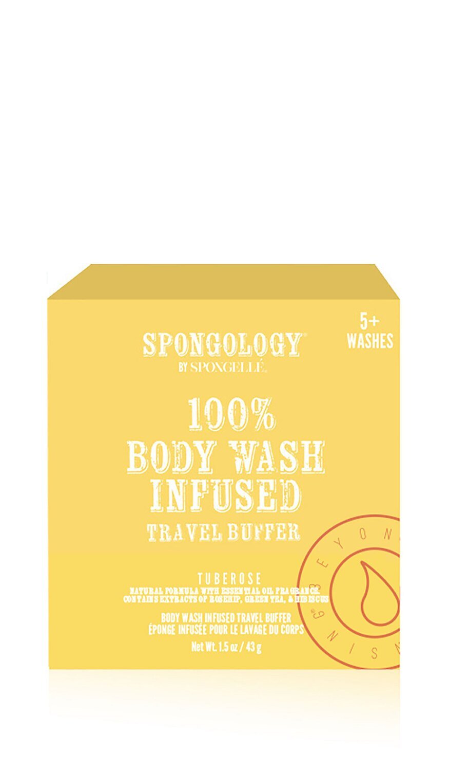 Spongelle Spongology Travel Buffer Tuberose 5+ Uses Pack of 6 EST-TBTU