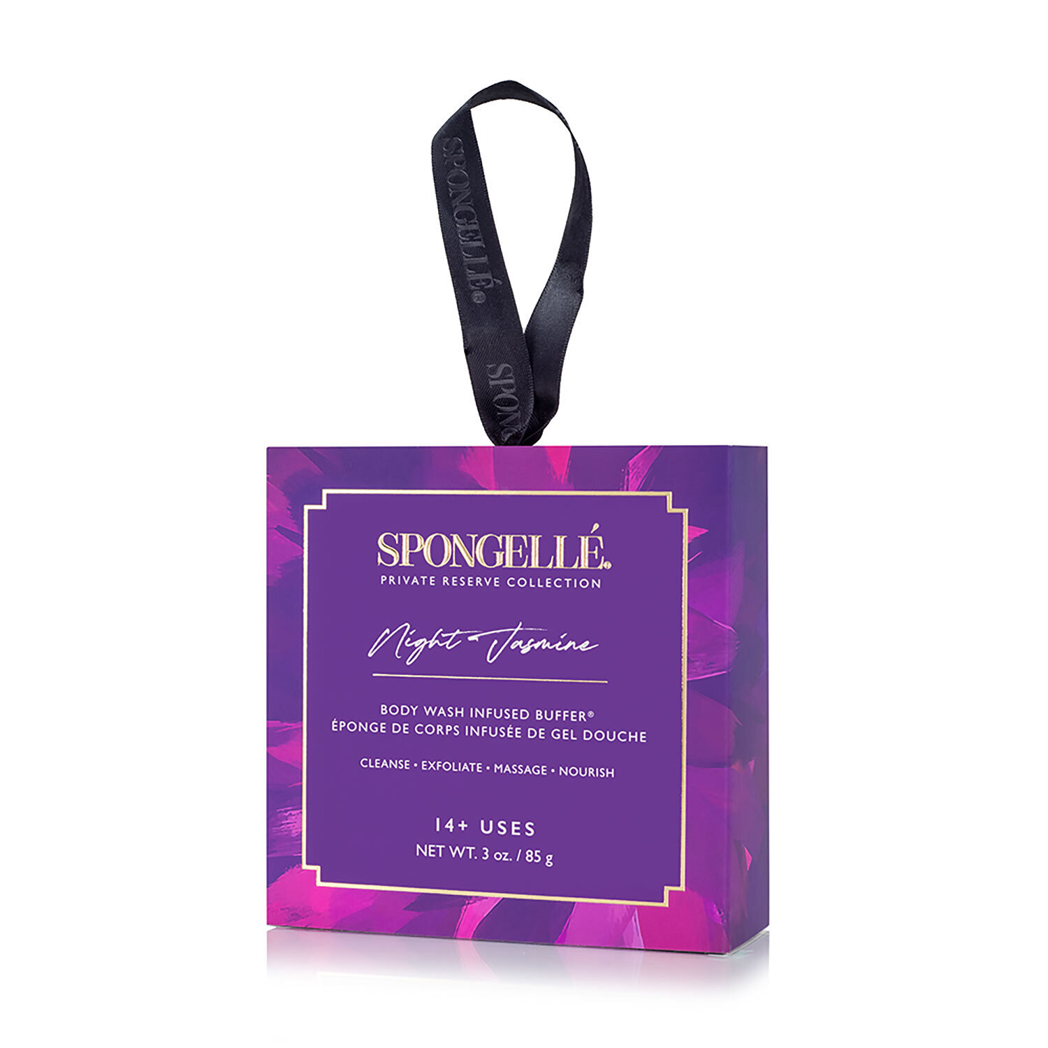 Spongelle Boxed White Flower Night Jasmine White 14+ Washes 3Oz Pack of 6 AST-BCDBNJ