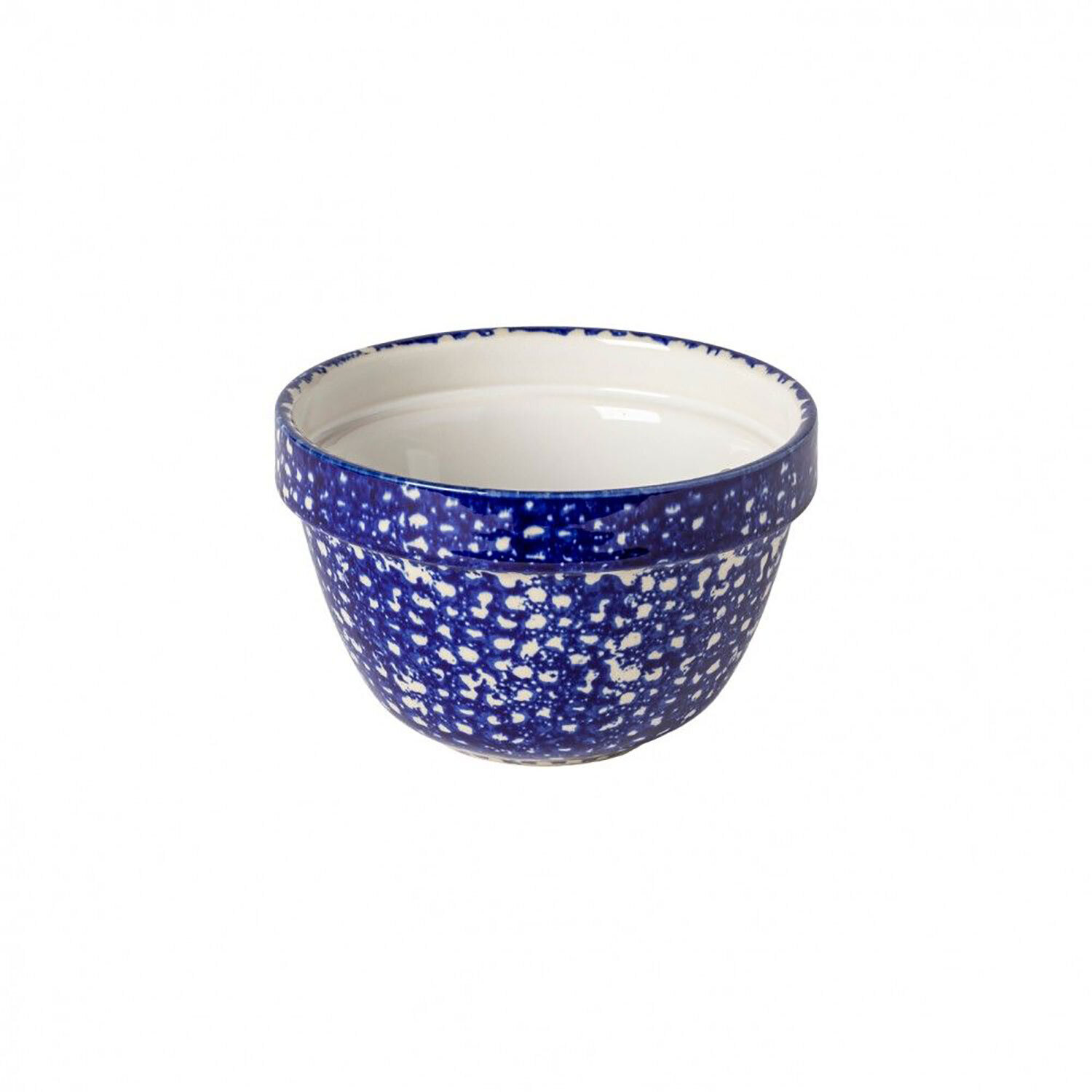 Casafina Abbey Blue White Splatter Mixing Bowl 7 Inch MBS171-BWH