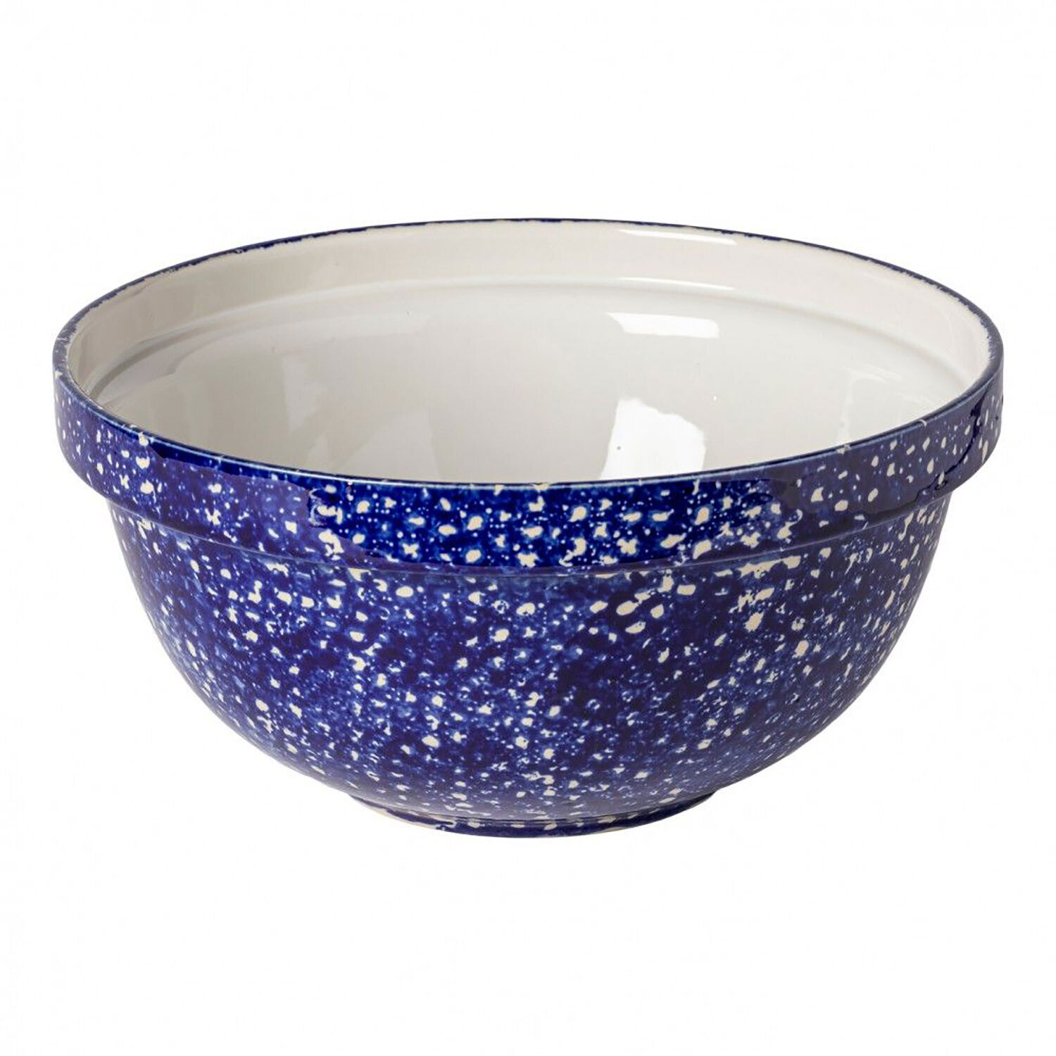 Casafina Abbey Blue White Splatter Mixing Bowl 12 Inch MBS311-BWH