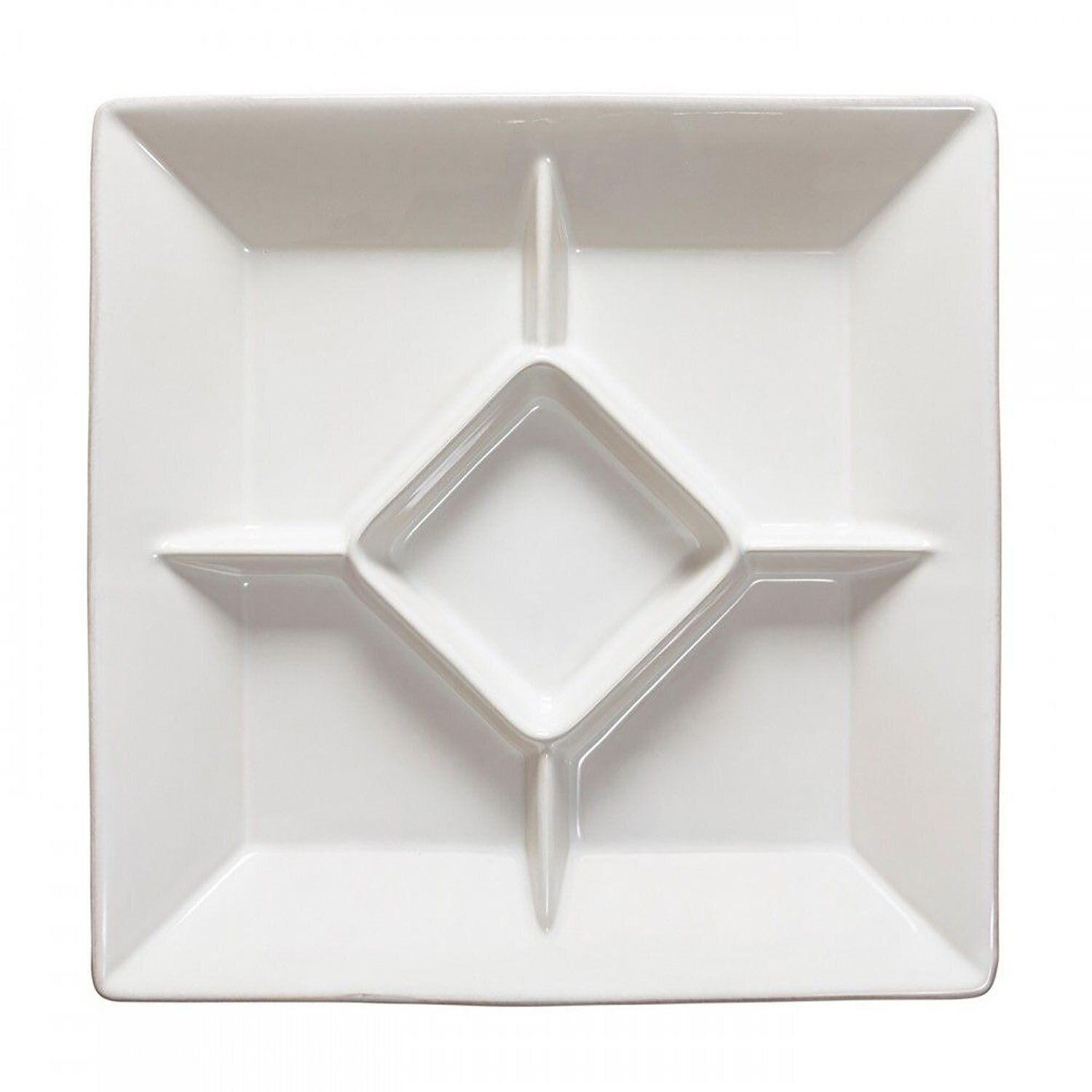 Casafina Cook &amp; Host Square Appetizer Tray ST331-WHI