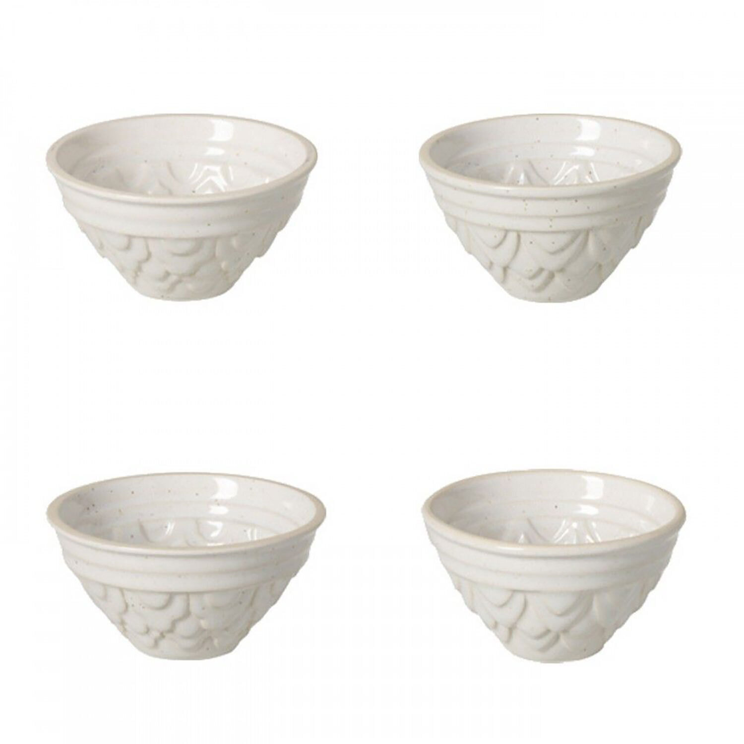 Casafina Fattoria White Set of 4 Inchividual Cake Pan FA570-WHI, MPN: FA570-WHI, 840289011522