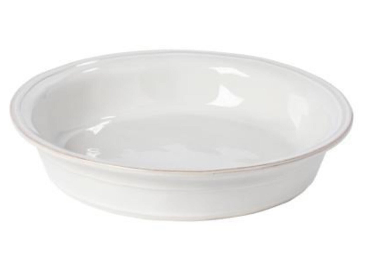 Casafina Fontana White Pie Dish 11 Inch FT321-WHI, MPN: FT321-WHI, 840289089422