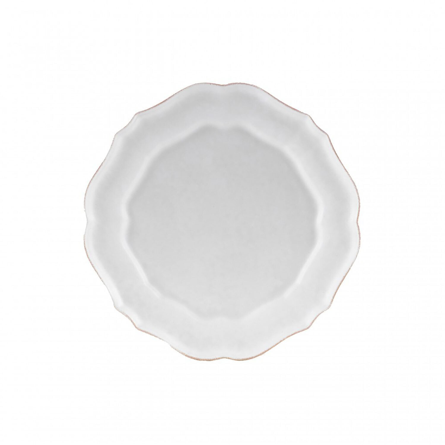 Casafina Impressions White Dinner Plate Set of 6 IM501-WHI
