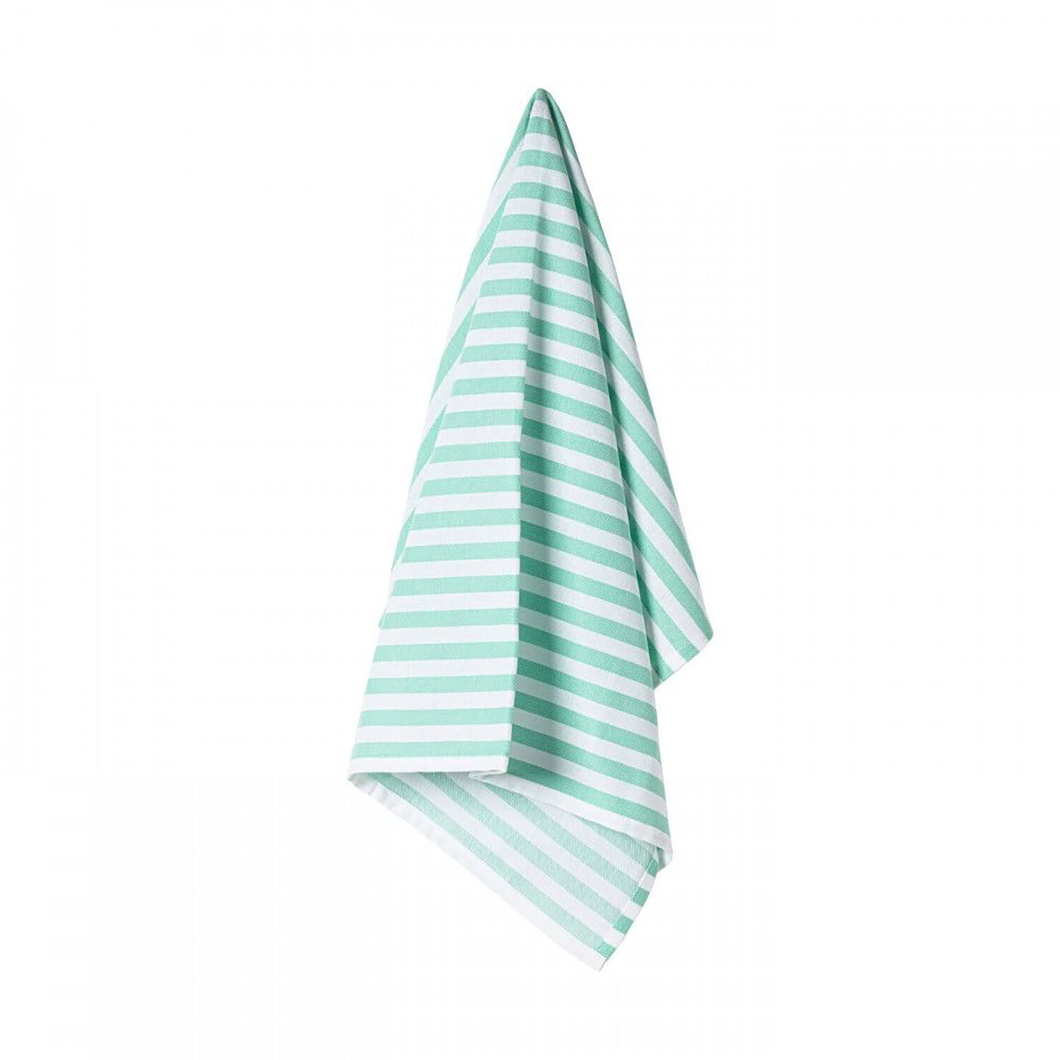 Casafina Kitchen Towels Stripes Aqua Set of 3 Kitchen Towels Cotton CFT0072-STAQ