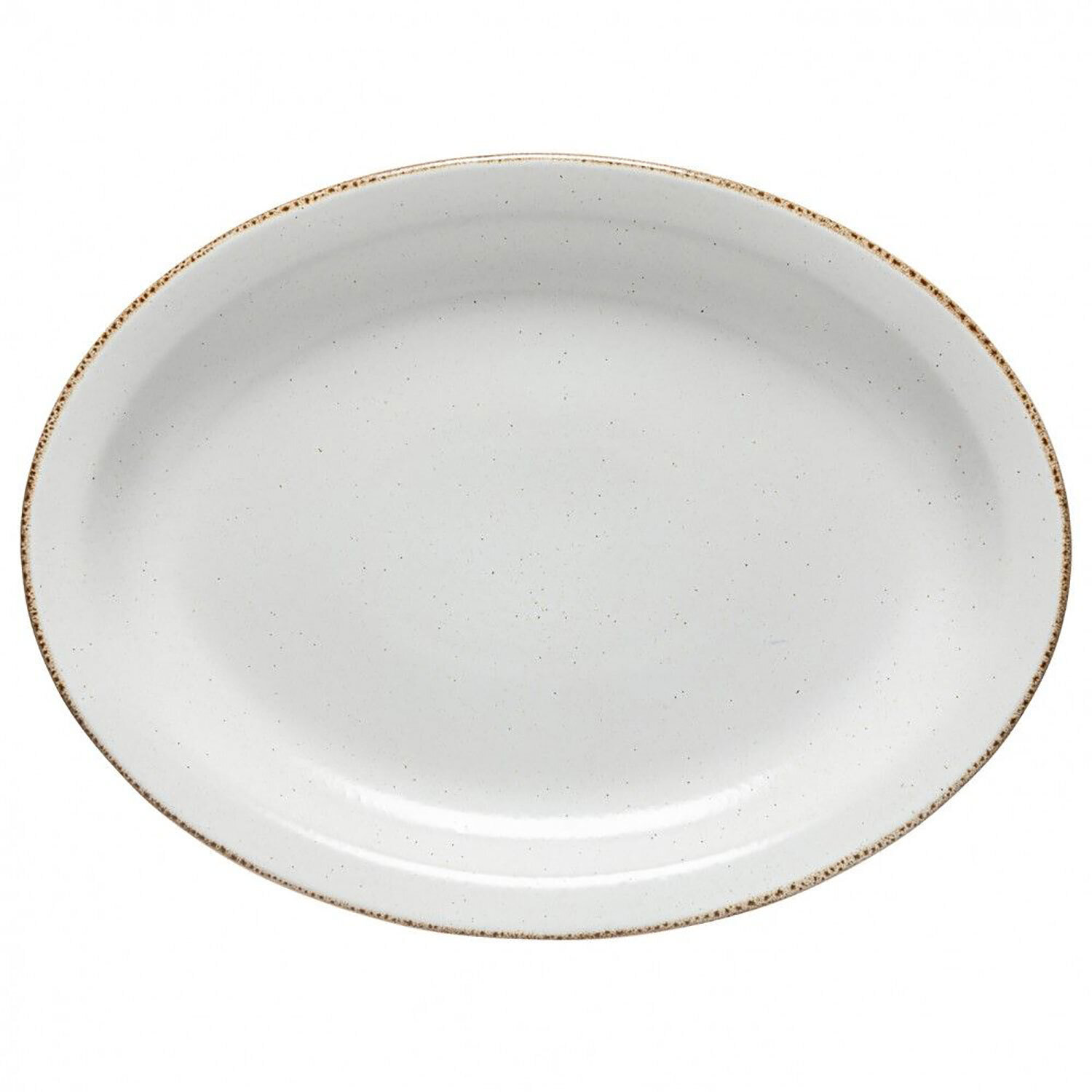 Casafina Positano White Oval Platter 16 Inchch XCA401-WHI