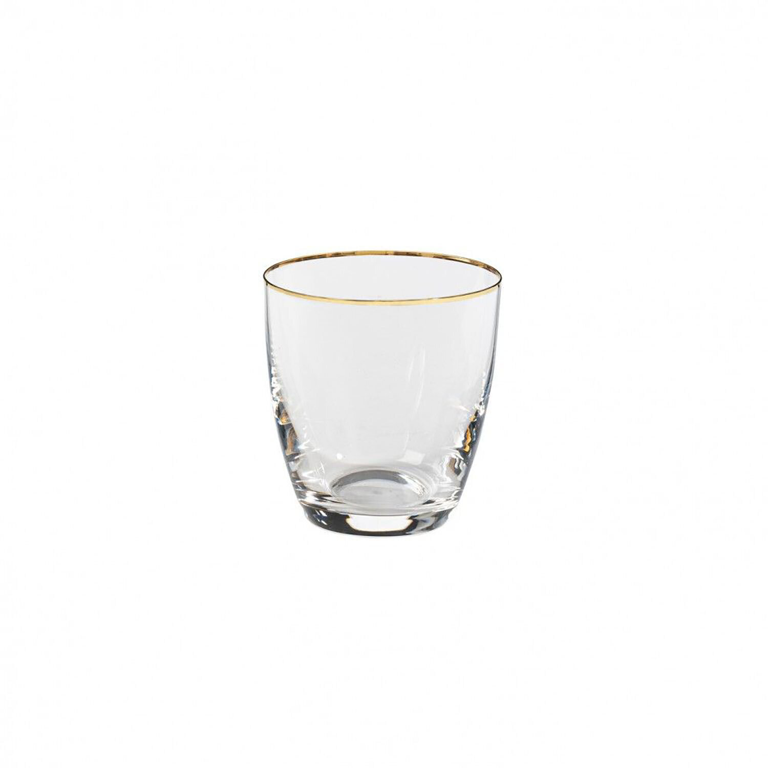 Casafina Sensa Clear With Golden Rim Tumbler with Golden Rim 10Oz CFV0077-CGD Set of 6, MPN: CFV007…