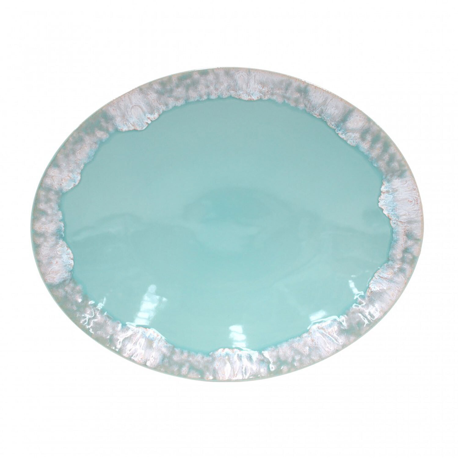Casafina Taormina Aqua Oval Platter TA645-AQU