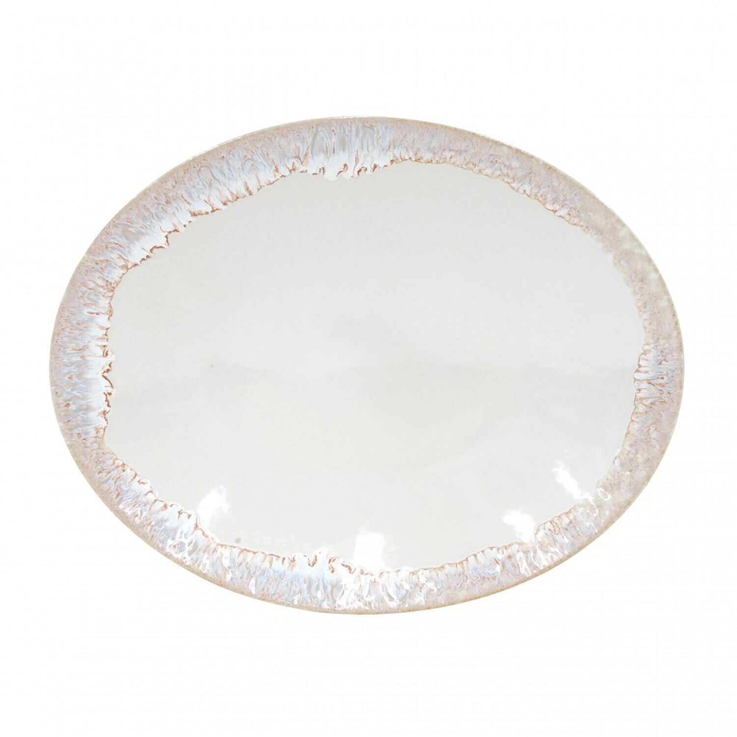 Casafina Taormina White Oval Platter TA645-WHI