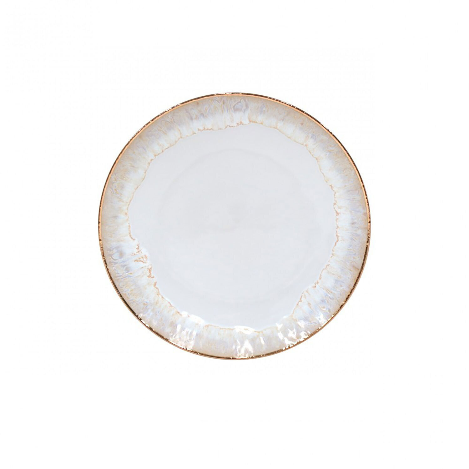 Casafina Taormina White Gold Dinner Plate Set of 6 TA601-WGD