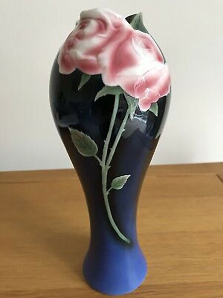 Franz Porcelain Rose Small Vase XP1816