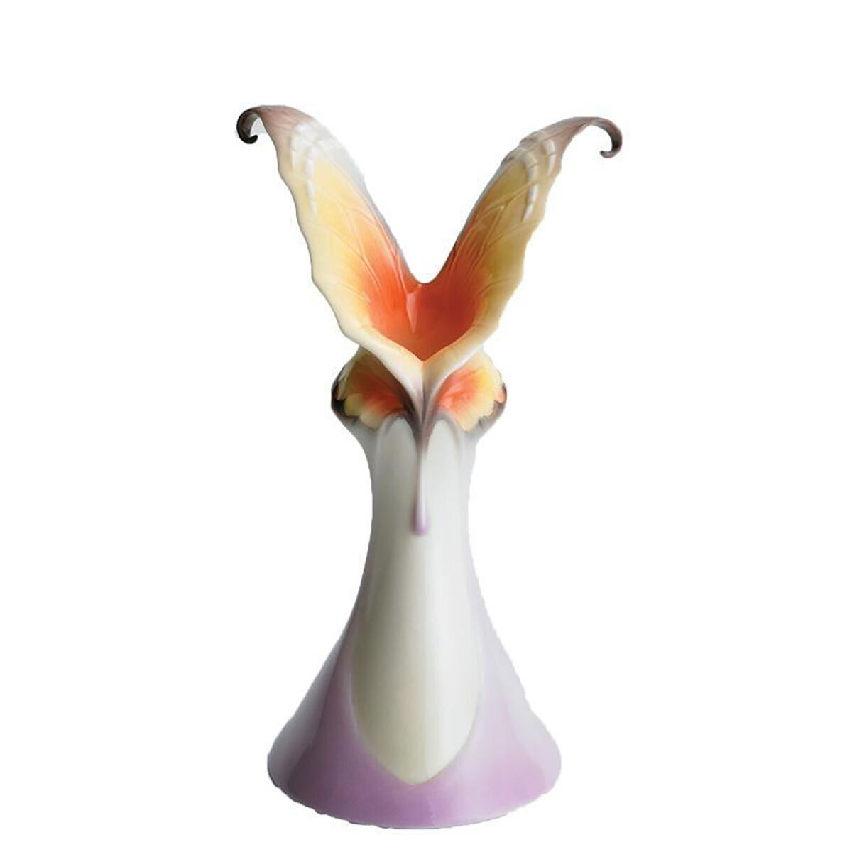 Franz Porcelain Papillon Butterfly Taper Candleholder FZ01146