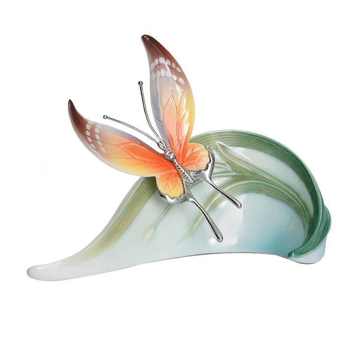 Franz Porcelain Papillon Butterfly Centerpiece Medium FZ01218B