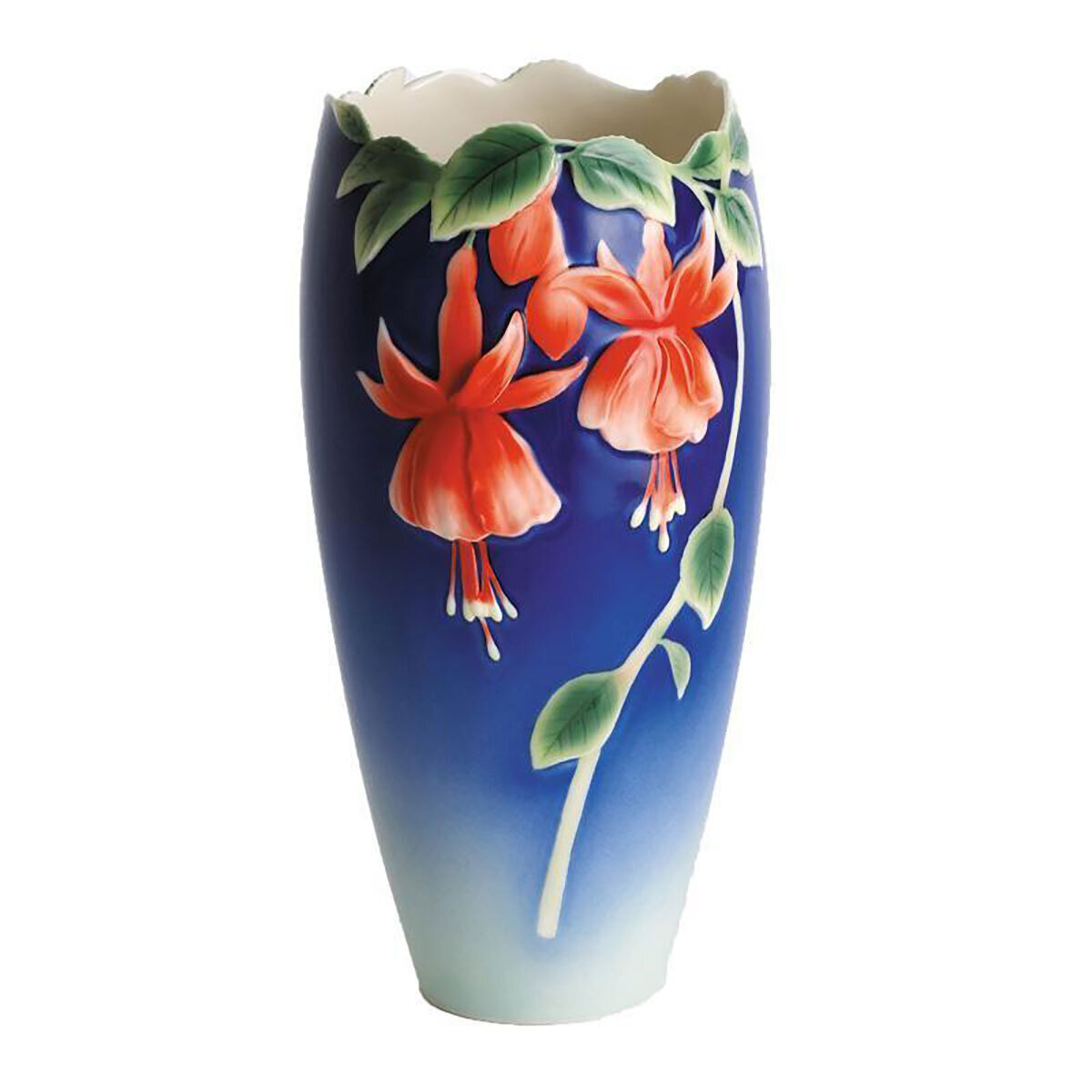 Franz Porcelain Lady'S Eardrops Flower Vase FZ00089