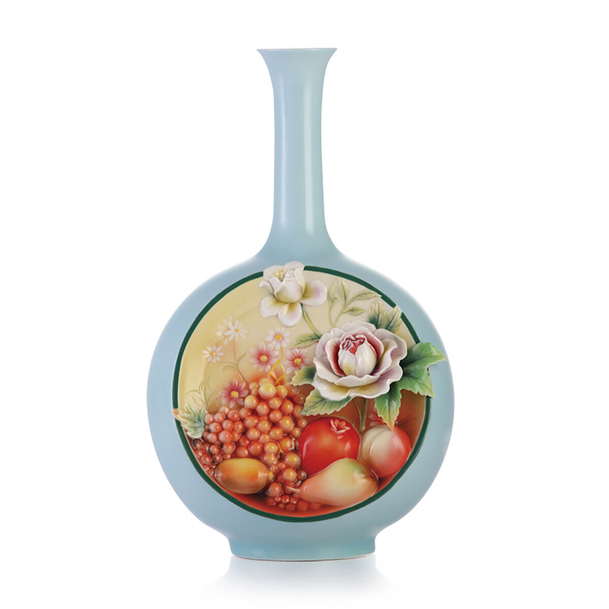 Franz Porcelain Jovial Harvest Vase FZ03287