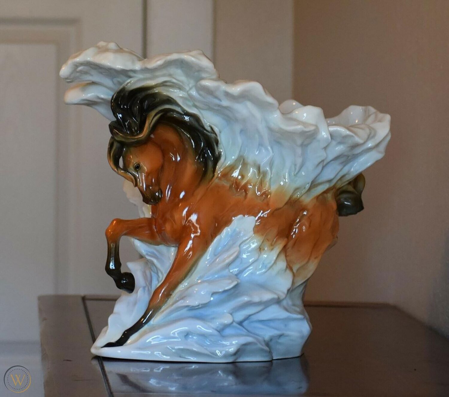 Franz Porcelain Horse Flower Vase FZ00247