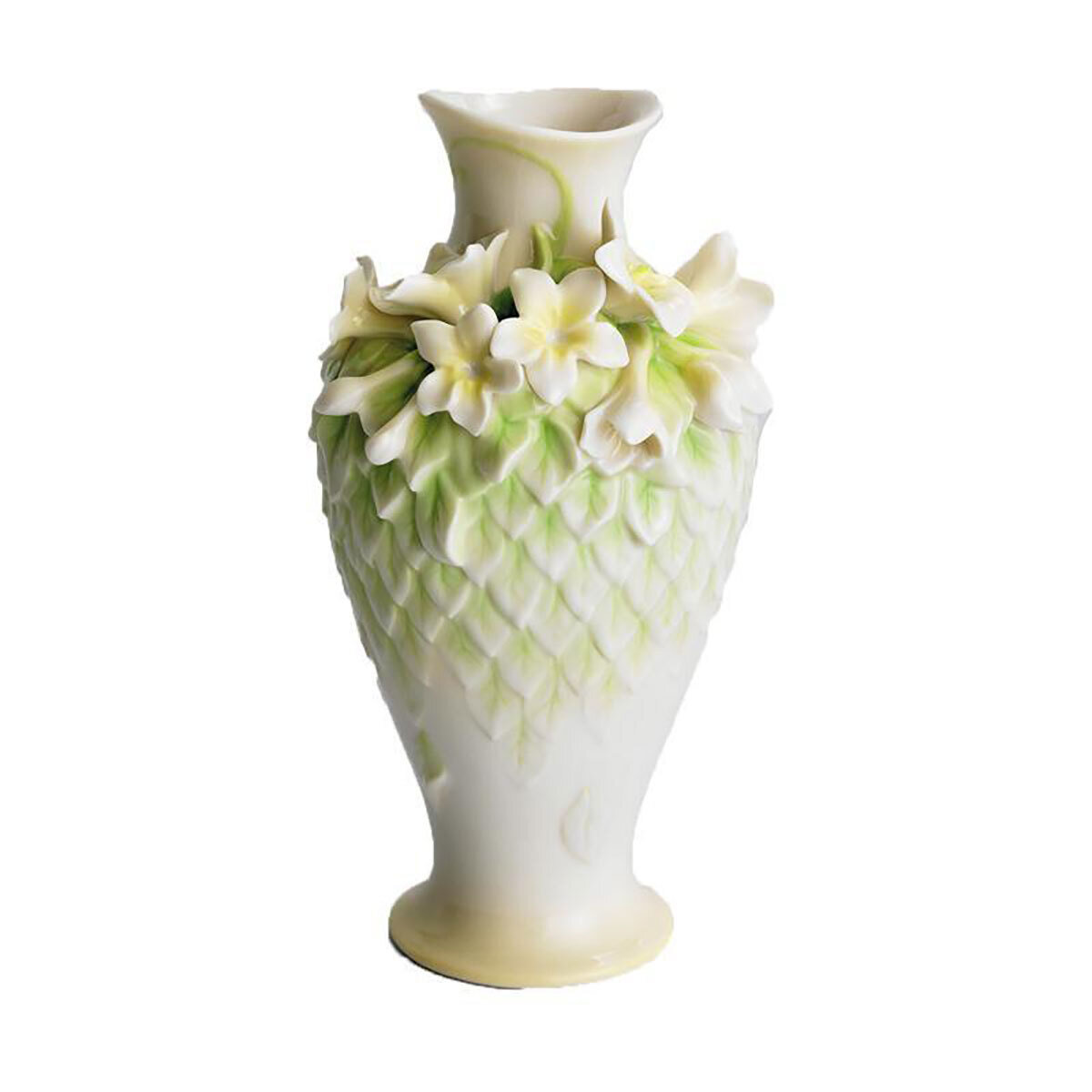 Franz Porcelain Garden Blessing Wedding Vase 8 1/4&quot;H FZ01006, MPN: FZ01006,