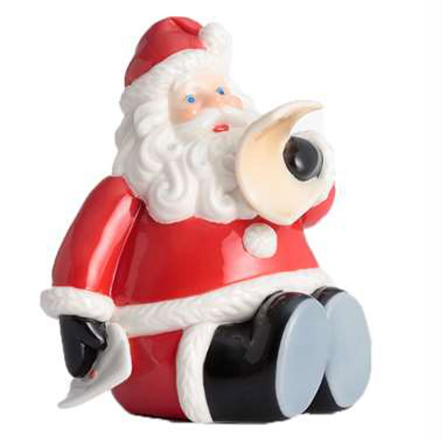 Franz Porcelain Funny Santa Claus Santa With Letter Figurine FZ02769