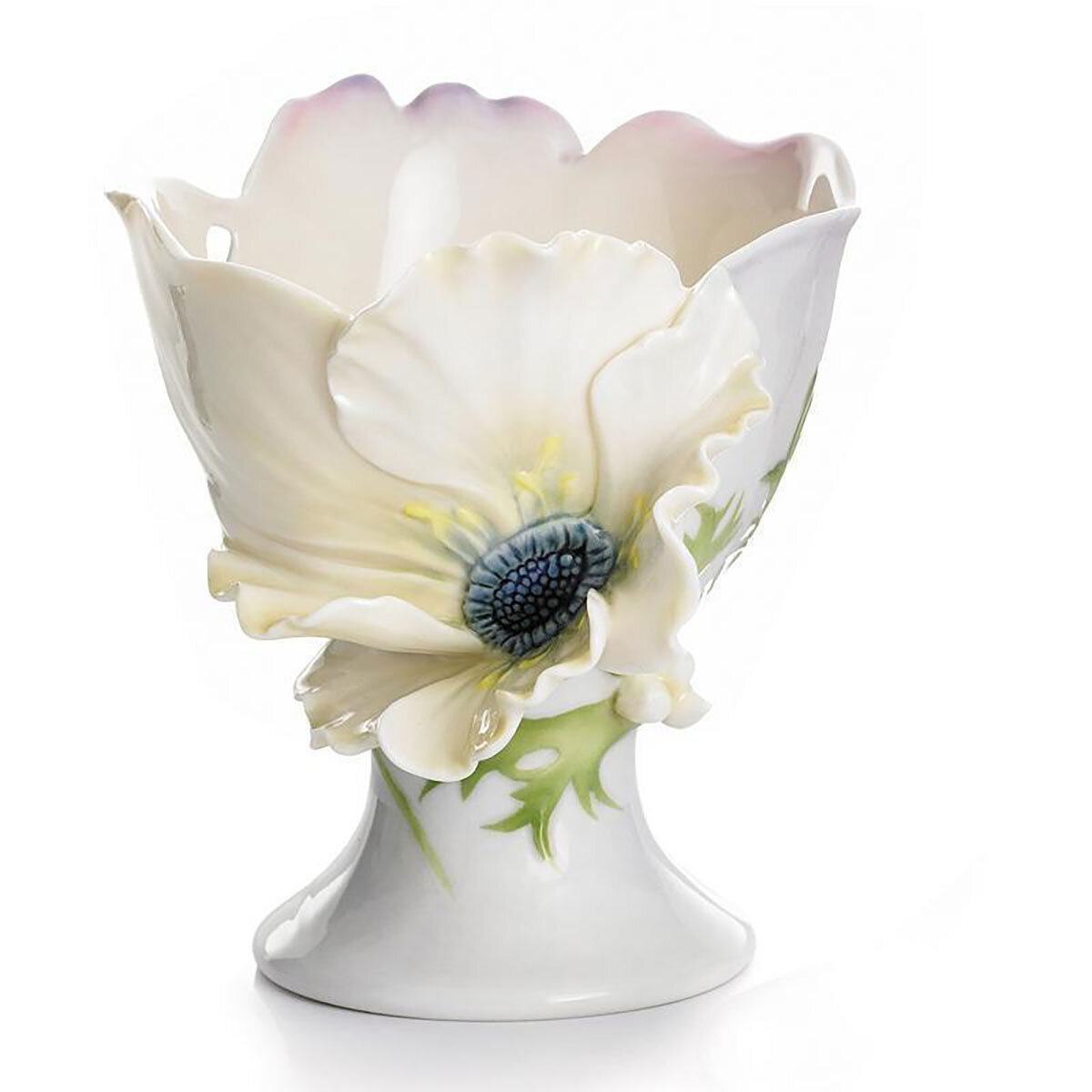 Franz Porcelain Flower Dessert Cupanemone Flower Dessert Cup FZ01726