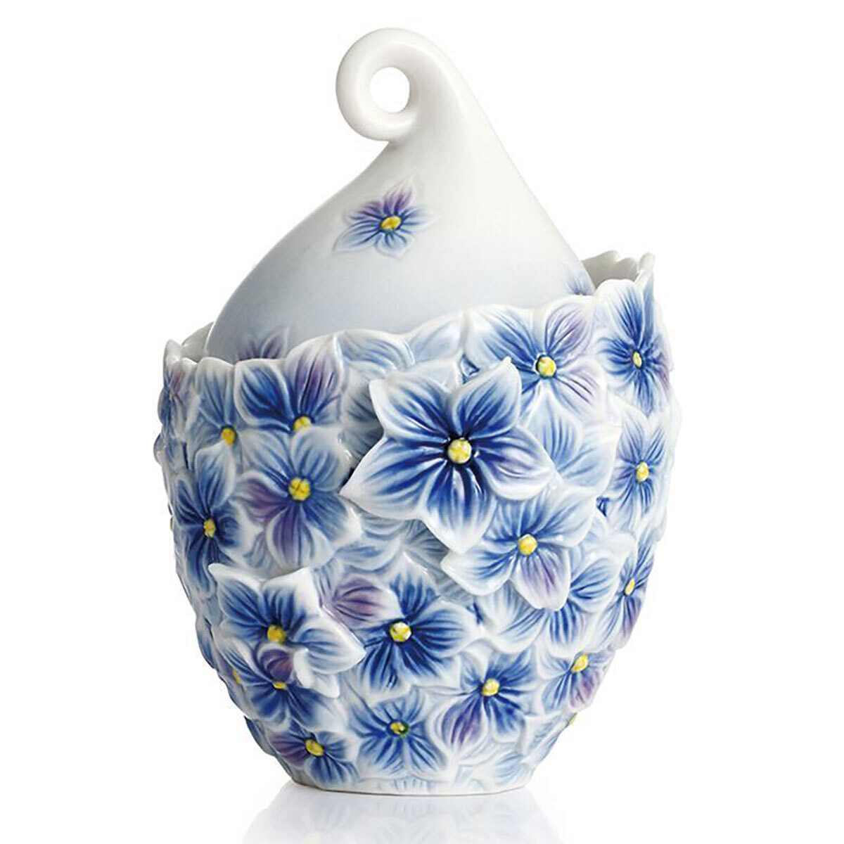 Franz Porcelain Floral Bouquet Collection Sugar Jar FZ02277
