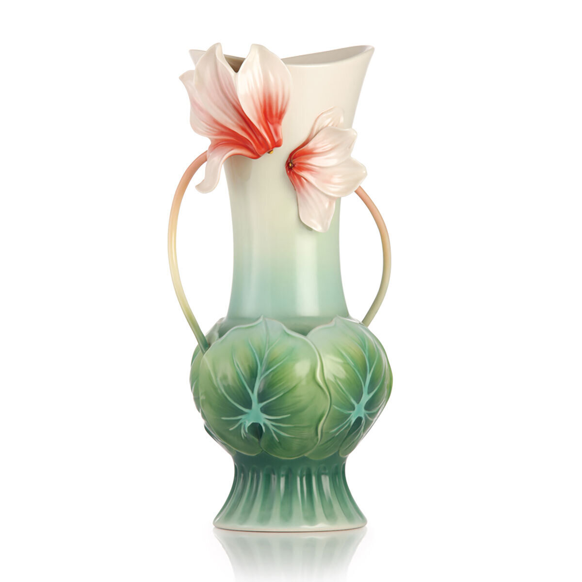 Franz Porcelain Dreams Come True Persian Cyclamen Vase FZ03219, MPN: FZ03219,