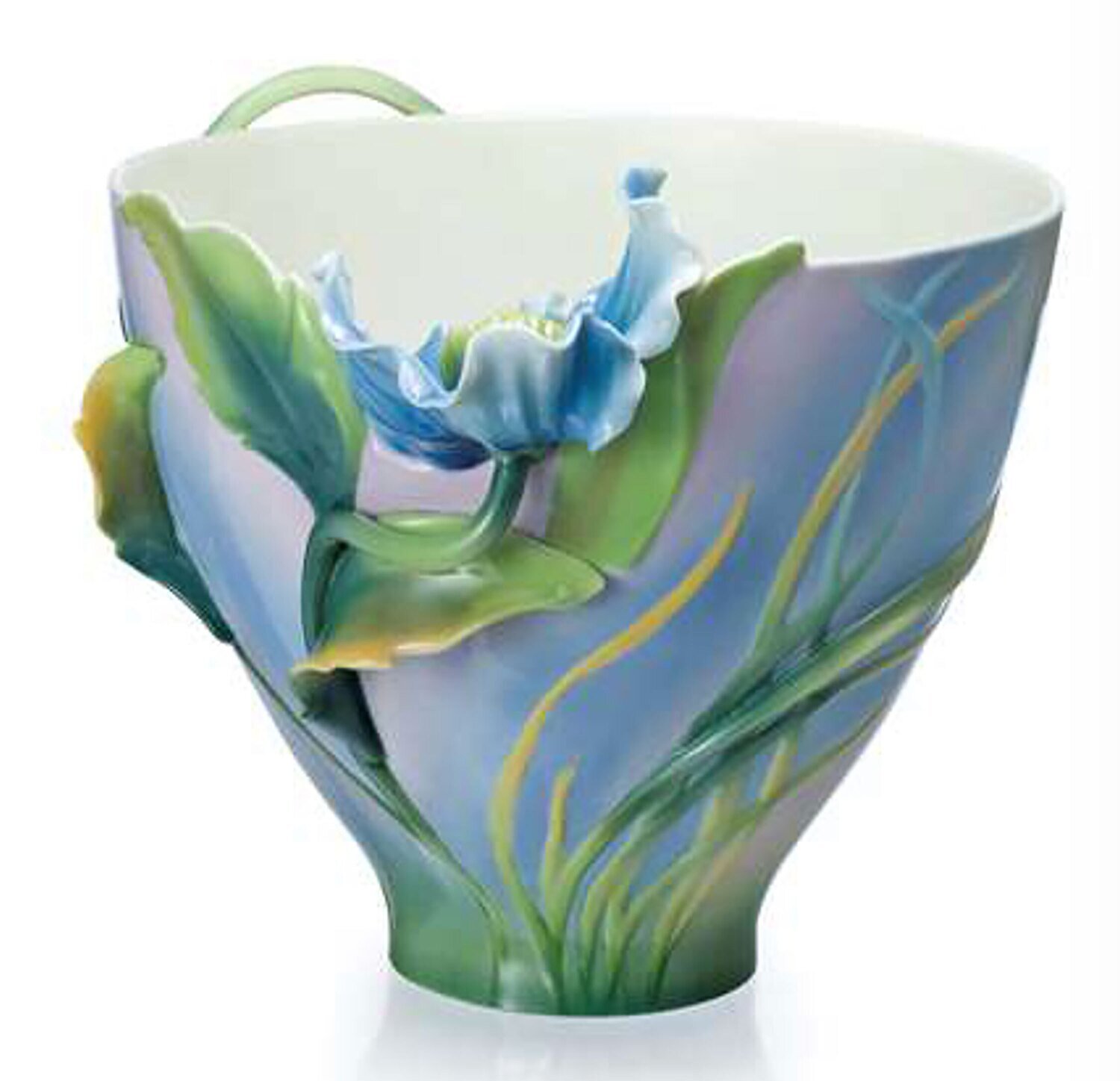 Franz Porcelain Blue Poppy Flower Decorative FZ01436